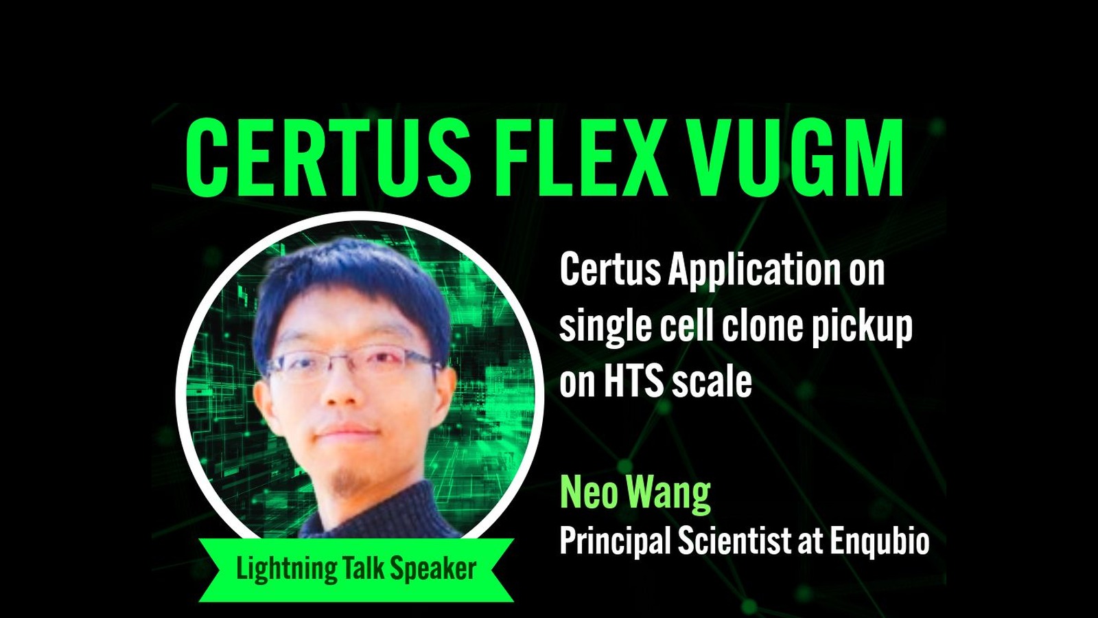 EnquBio at the CERTUS Flex Users Group Meeting