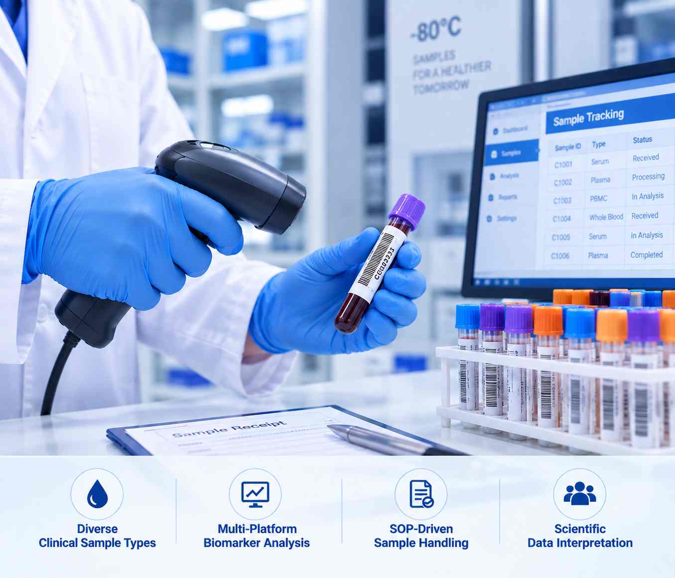 Exploratory clinical sample analysis at EnquBio